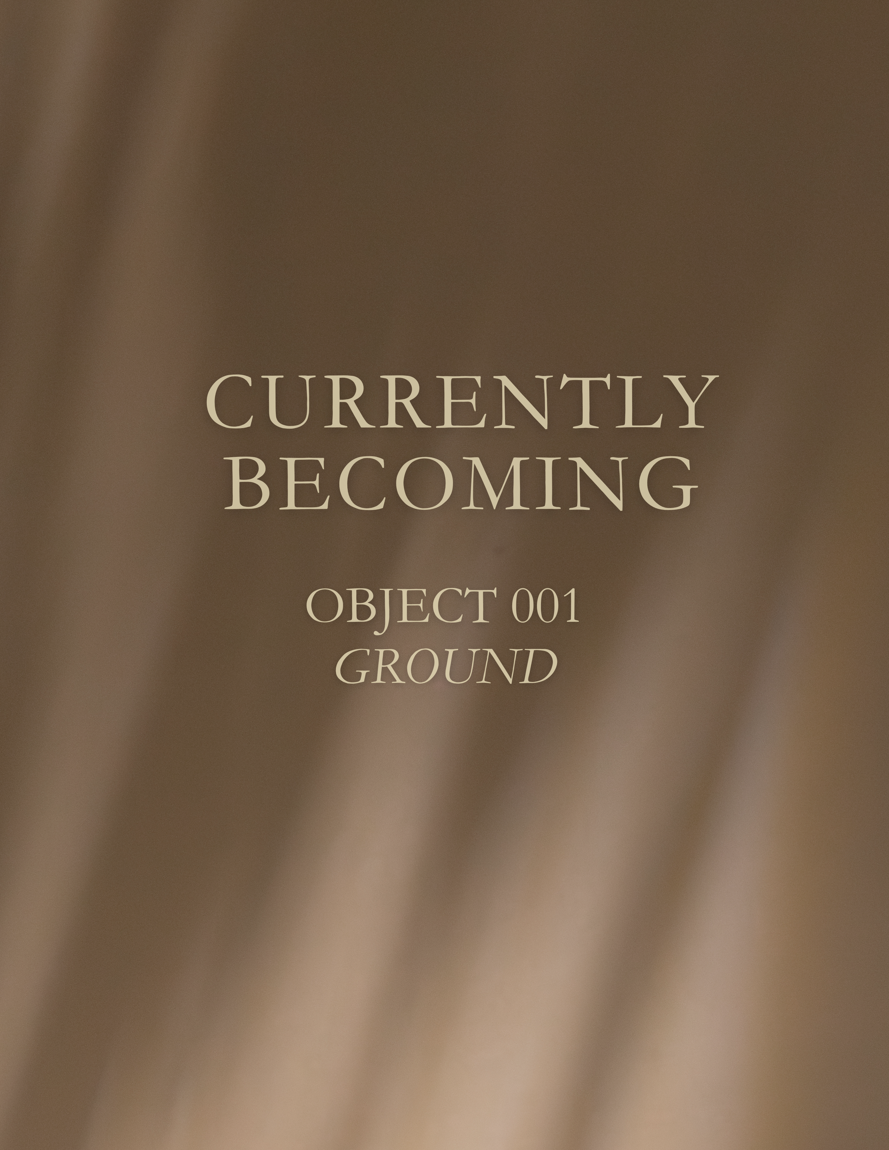 001 • GROUND